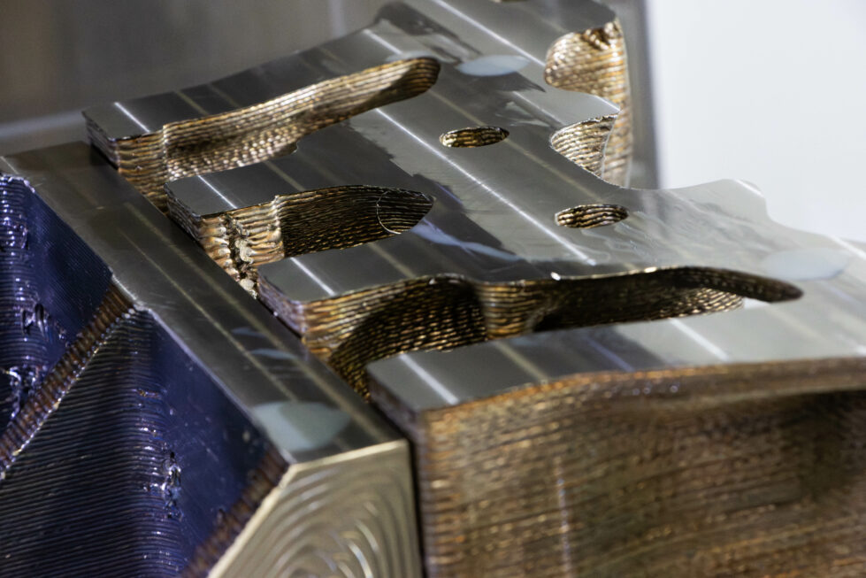 Meltio M600 metal bracket CNC