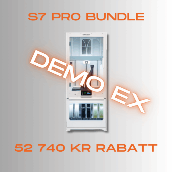 Ultimaker S7 ProBundle demo ex 3DVerkstan