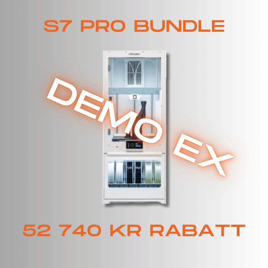 Ultimaker S7 ProBundle demo ex 3DVerkstan